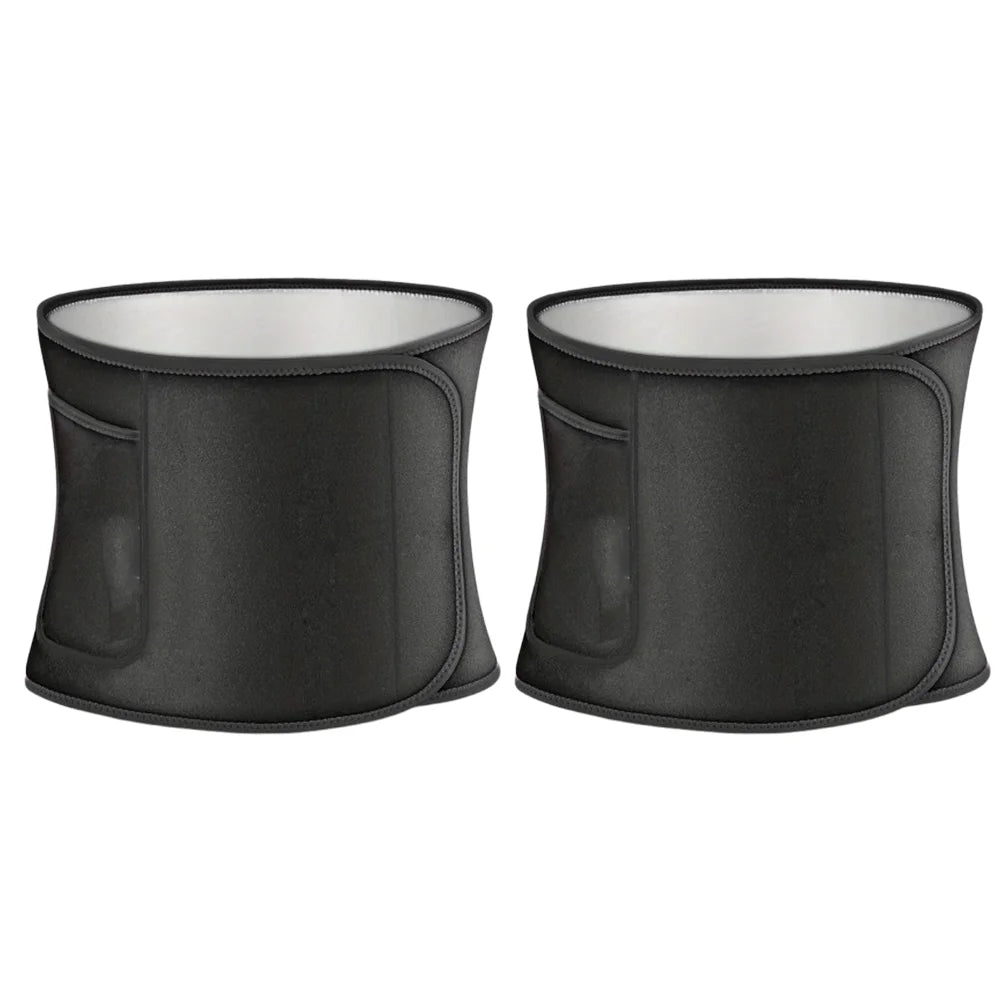 Athletic Sweat Belt & Thermal Stomach Wrap - A Body Shaper for Slimming & Workout Enhancement.