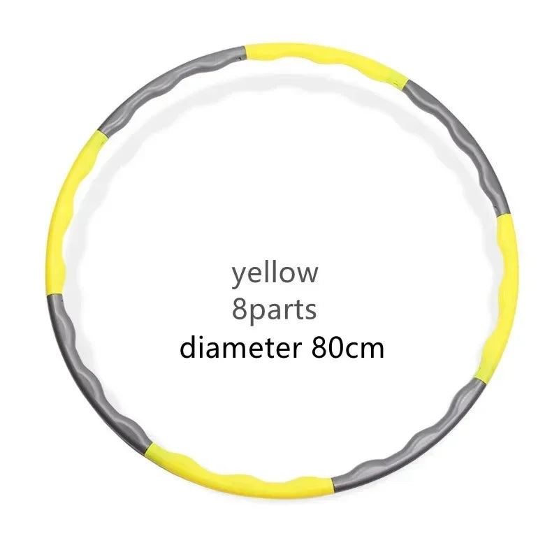 Portable Detachable Fitness Hula Hoop for Waist Training