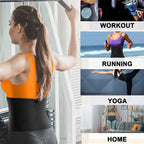 Athletic Sweat Belt & Thermal Stomach Wrap - A Body Shaper for Slimming & Workout Enhancement.