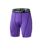 Men's Compression Bodybuilding Shorts - Elastic Skinny Workout Leggings