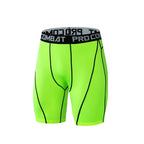Men's Compression Bodybuilding Shorts - Elastic Skinny Workout Leggings