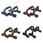 Non-Slip H-Shaped Push-Up Bars for Stable Gym & Calisthenics Workouts