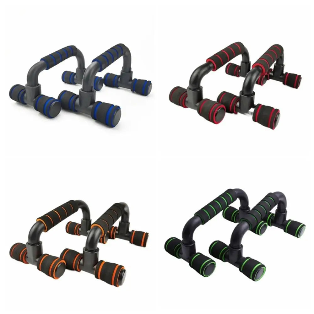 Non-Slip H-Shaped Push-Up Bars for Stable Gym & Calisthenics Workouts