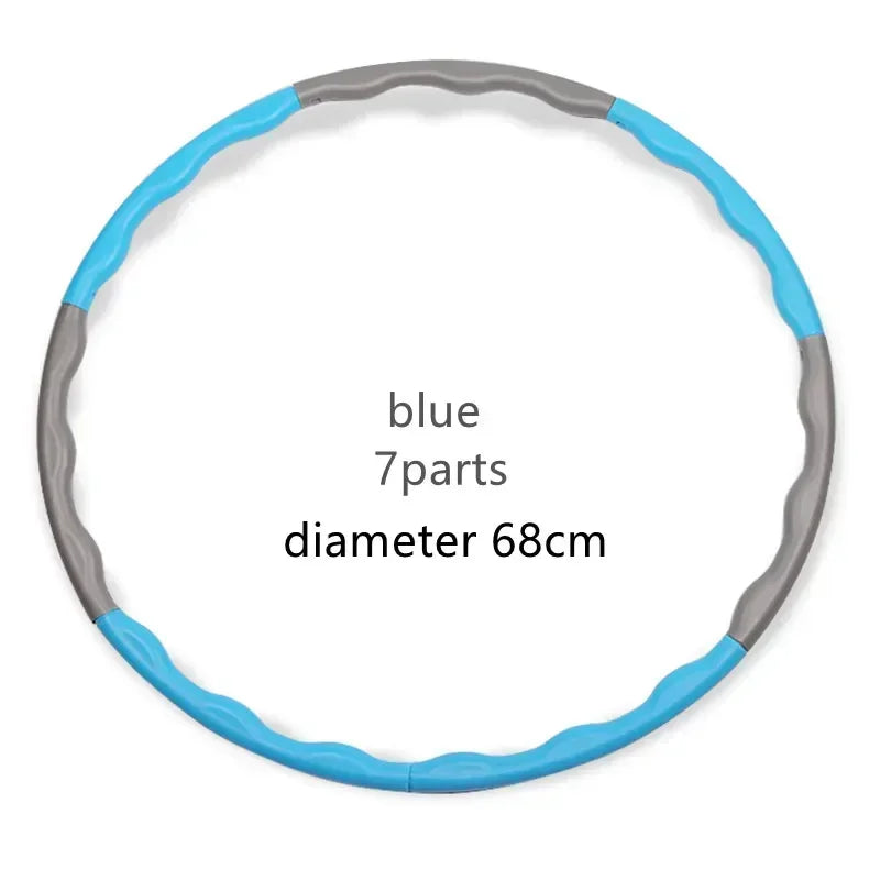 Portable Detachable Fitness Hula Hoop for Waist Training