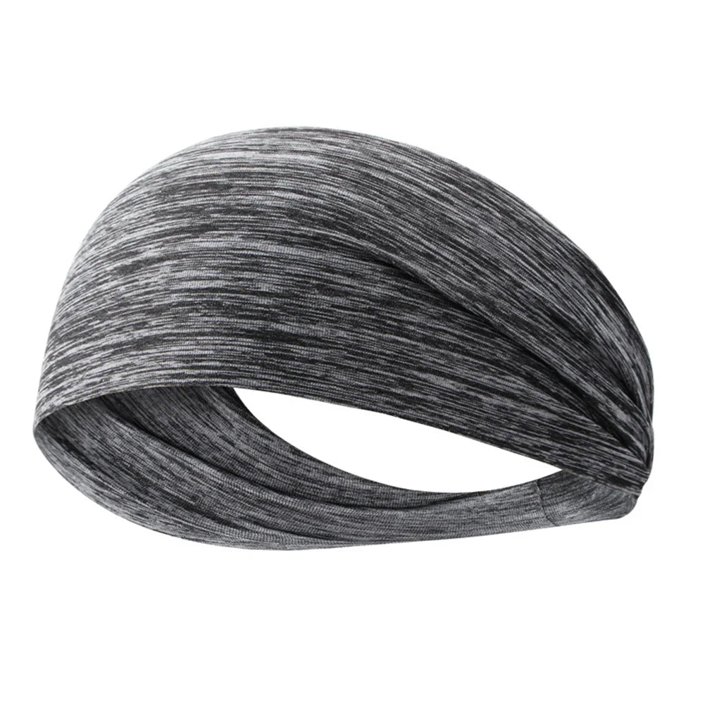 Quick-Dry Anti-Slip Sports Sweatband for Yoga, Running, and Biking