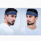 Quick-Dry Anti-Slip Sports Sweatband for Yoga, Running, and Biking