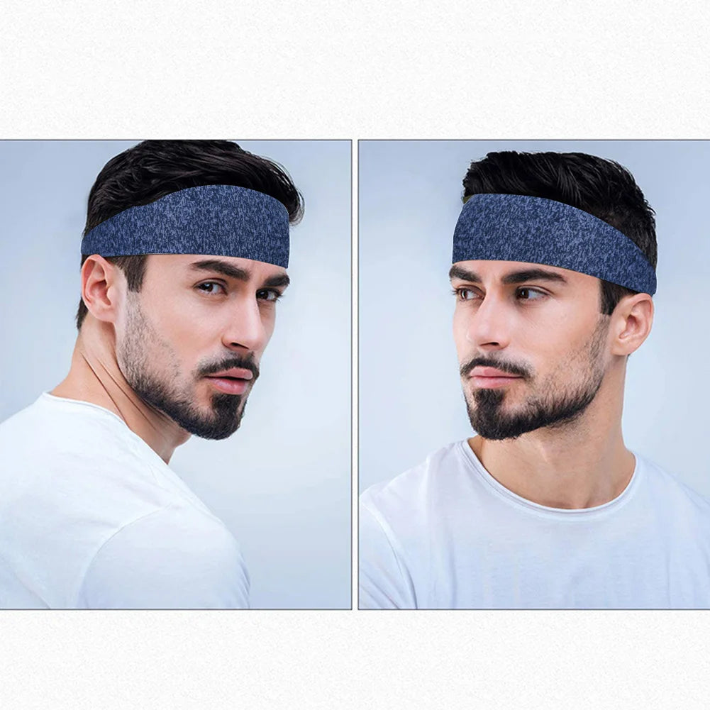 Quick-Dry Anti-Slip Sports Sweatband for Yoga, Running, and Biking
