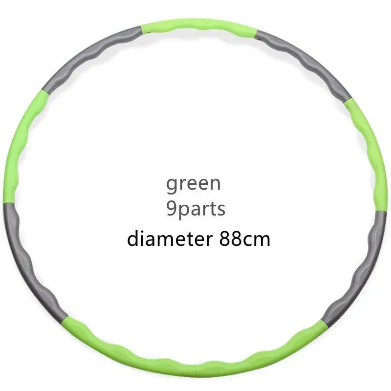 Portable Detachable Fitness Hula Hoop for Waist Training