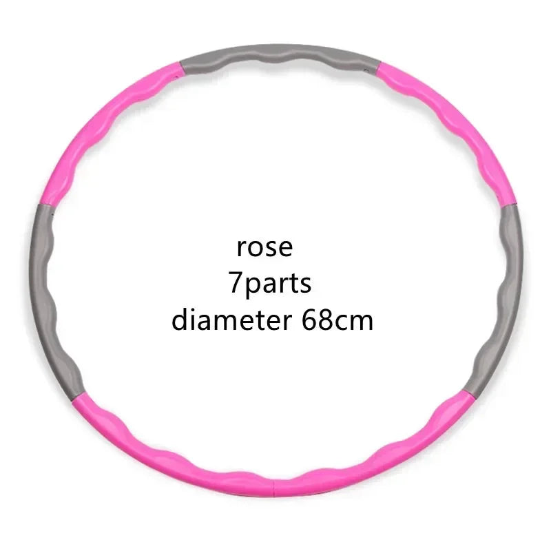 Portable Detachable Fitness Hula Hoop for Waist Training