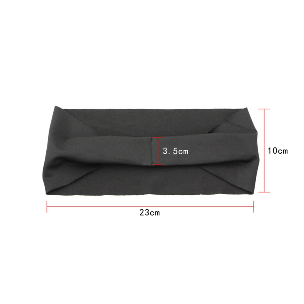 Quick-Dry Anti-Slip Sports Sweatband for Yoga, Running, and Biking